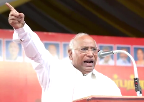 BJP leaders submitting complaint to Election Commission over Kharge remarks