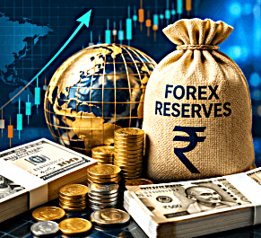 India forex reserves rising with gold reserves reaching $122 billion