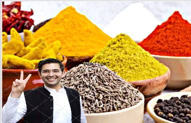 Bhagwant Mann speaking about AAP leaders using spice analogy in Punjab politics