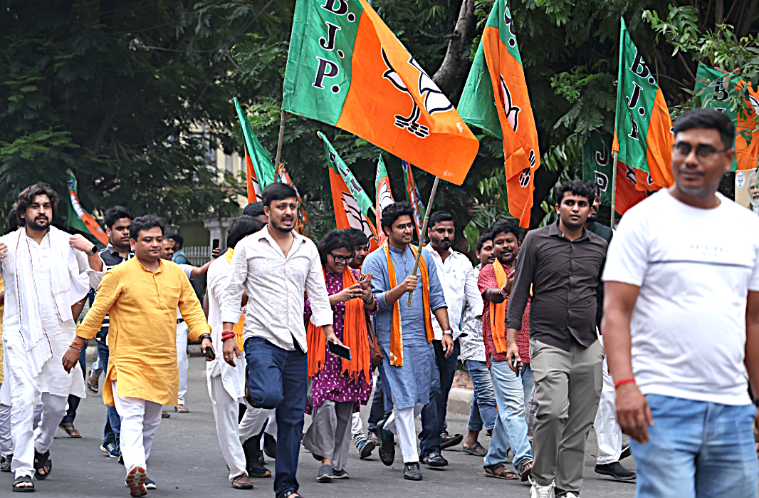 Security personnel deployed at polling booths in West Bengal ahead of final phase elections