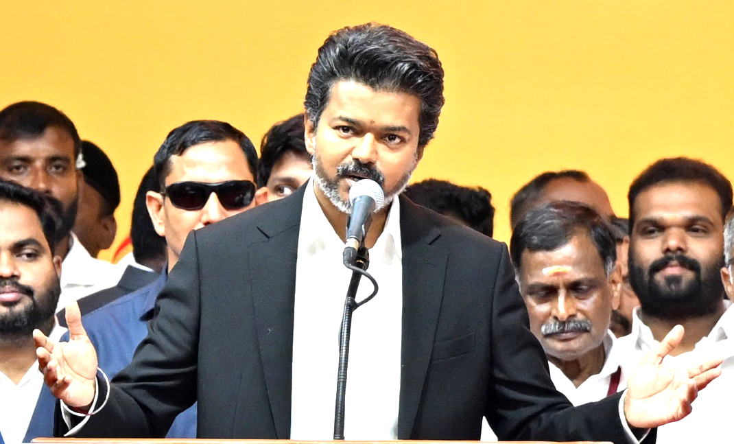 Tamil Nadu Chief Minister Vijay announces closure of 717 liquor shops near schools and temples.
