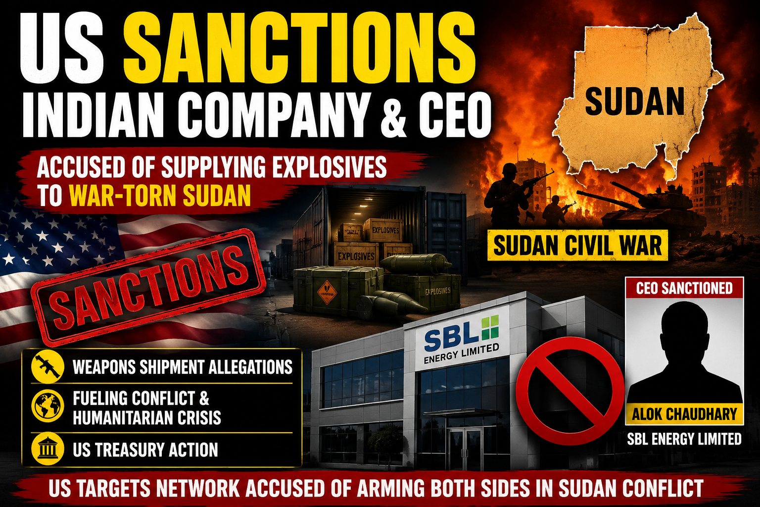 US Sanctions Indian Firm Over Sudan Arms Allegations
