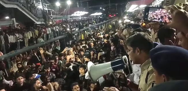Student Protest Turns Violent at Railway Station