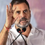 Rahul Gandhi addressing students during the launch of the Chhatron Ki Goonj campaign.