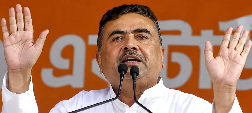 Suvendu Adhikari and Rahul Gandhi featured in a political discussion on party realignment.