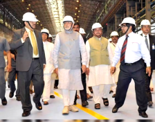 Steel manufacturing plant highlighting India's expanding industrial and infrastructure growth.