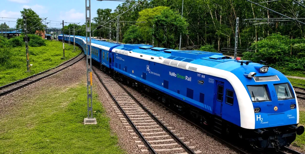 India Launches Its First Hydrogen-Powered Train