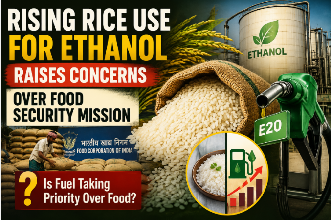 Rice stocks being used for ethanol production raise food security concerns in India