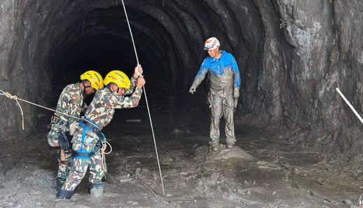 Survivors’ Voices Heard Inside Nepal Tunnel