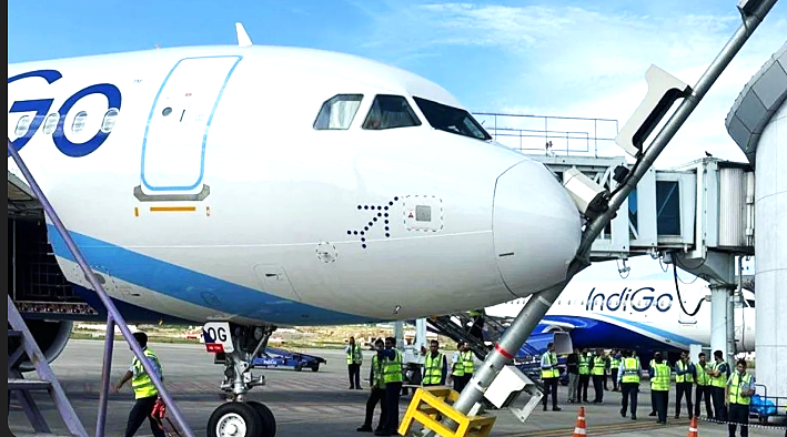 IndiGo aircraft hits VDGS pole while parking at Srinagar Airport