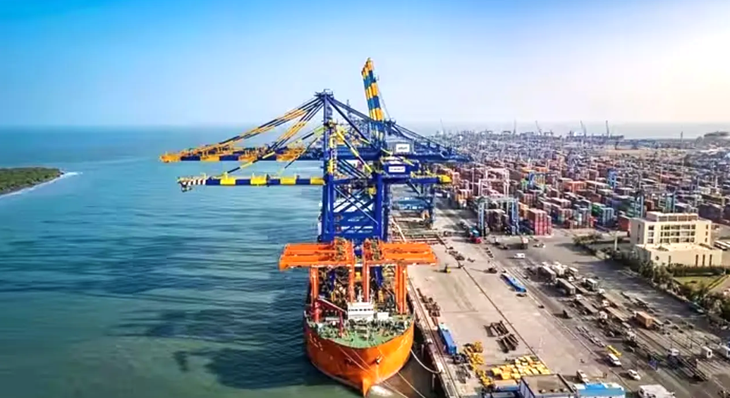 Kankesanthurai Port in northern Sri Lanka near Jaffna