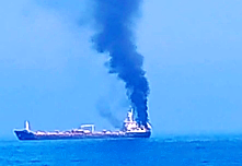 Oman Coast Tanker Attack Rescues 13 Indian Sailors